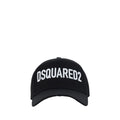 Dsquared² Schwarze Baumwollkappe (Baseball Cap)