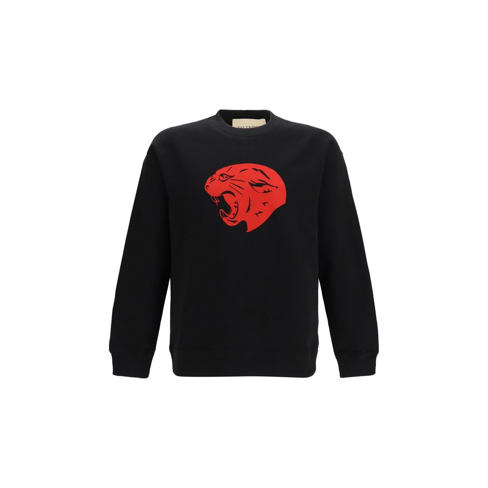 Valentino Schwarzer Baumwoll-Sweatshirt