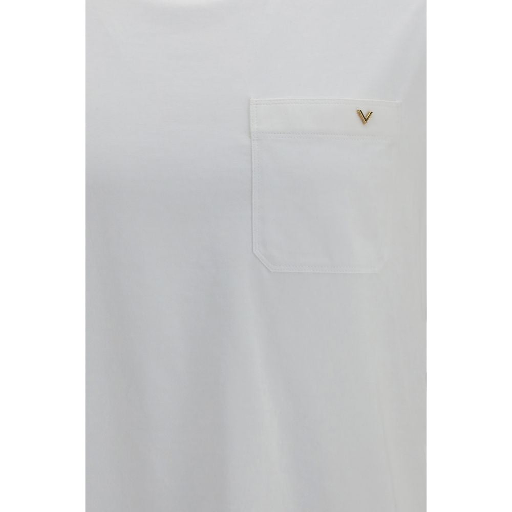 Valentino Weißes Baumwoll-T-Shirt