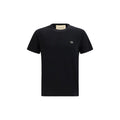 Valentino Schwarzes Baumwoll-T-Shirt