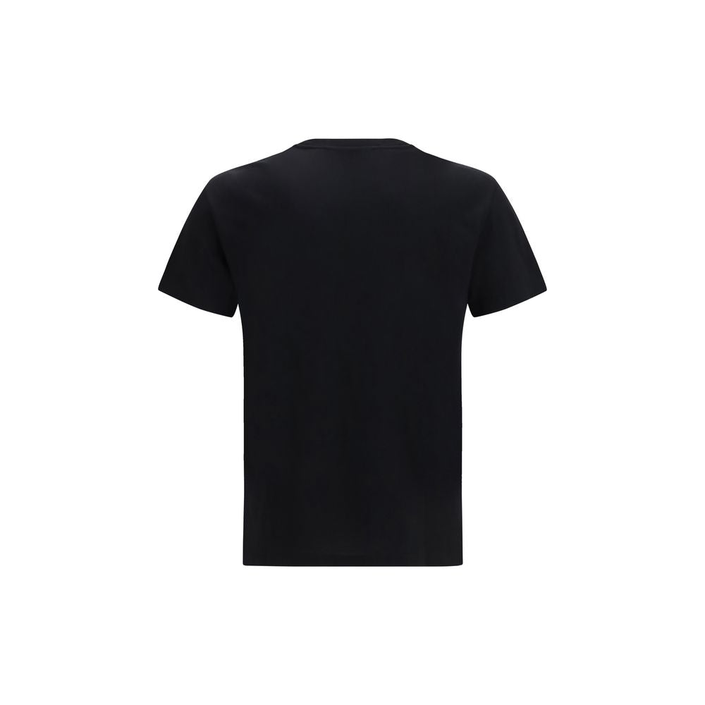 Valentino Schwarzes Baumwoll-T-Shirt