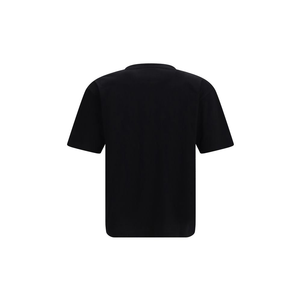 Valentino Schwarzes Baumwoll-T-Shirt