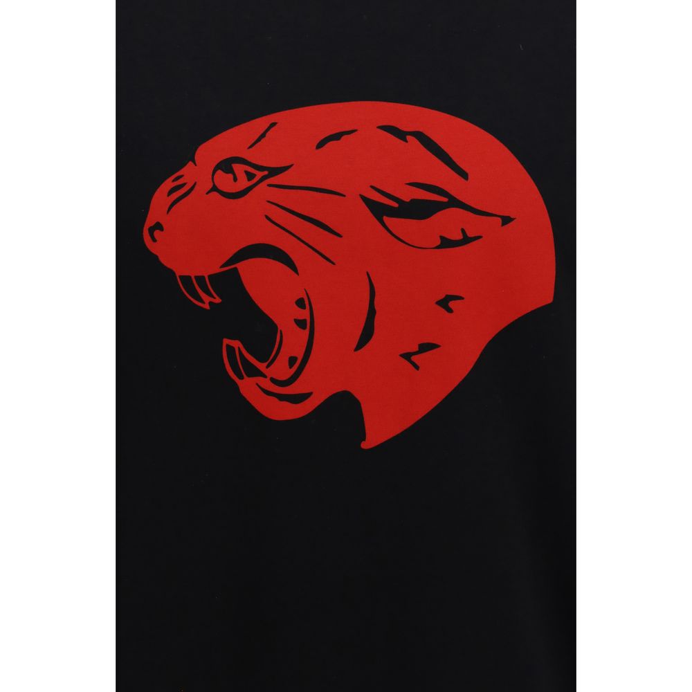 Valentino Schwarzes Baumwoll-T-Shirt