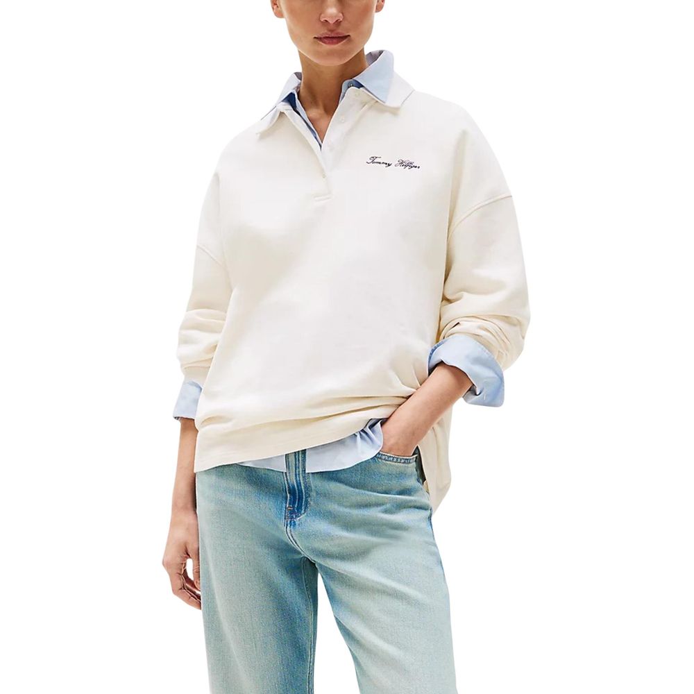 Tommy Hilfiger Beige Polyamid-Sweatshirt