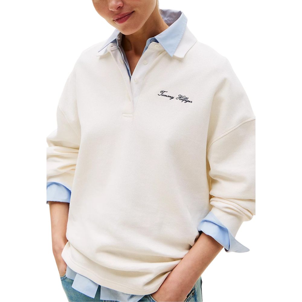 Tommy Hilfiger Beige Polyamid-Sweatshirt