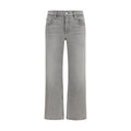 Citizens of Humanity Graue Jeans aus Baumwolle im geraden Schnitt