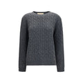 Valentino Grauer Oves Aries Wollpullover