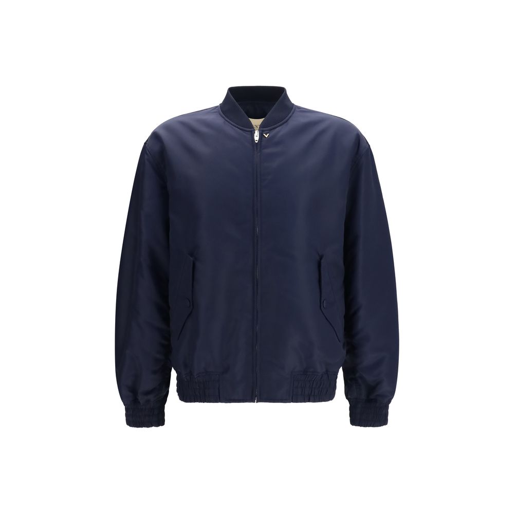 Valentino Blauer Bomber aus Polyamid