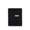 Jil Sander Schal aus schwarzer Wolle Ovis Aries