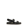 Valentino Garavani Schwarze Bos Taurus Kalbsleder-Sandalen