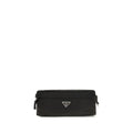 Prada Schwarze Clutch aus recyceltem Polyamid
