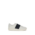 Valentino Garavani Sneakers aus blauem Kalbsleder Bos Taurus, Low-Top