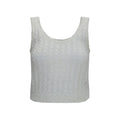 Brunello Cucinelli Weiße Leinen-Tanktops