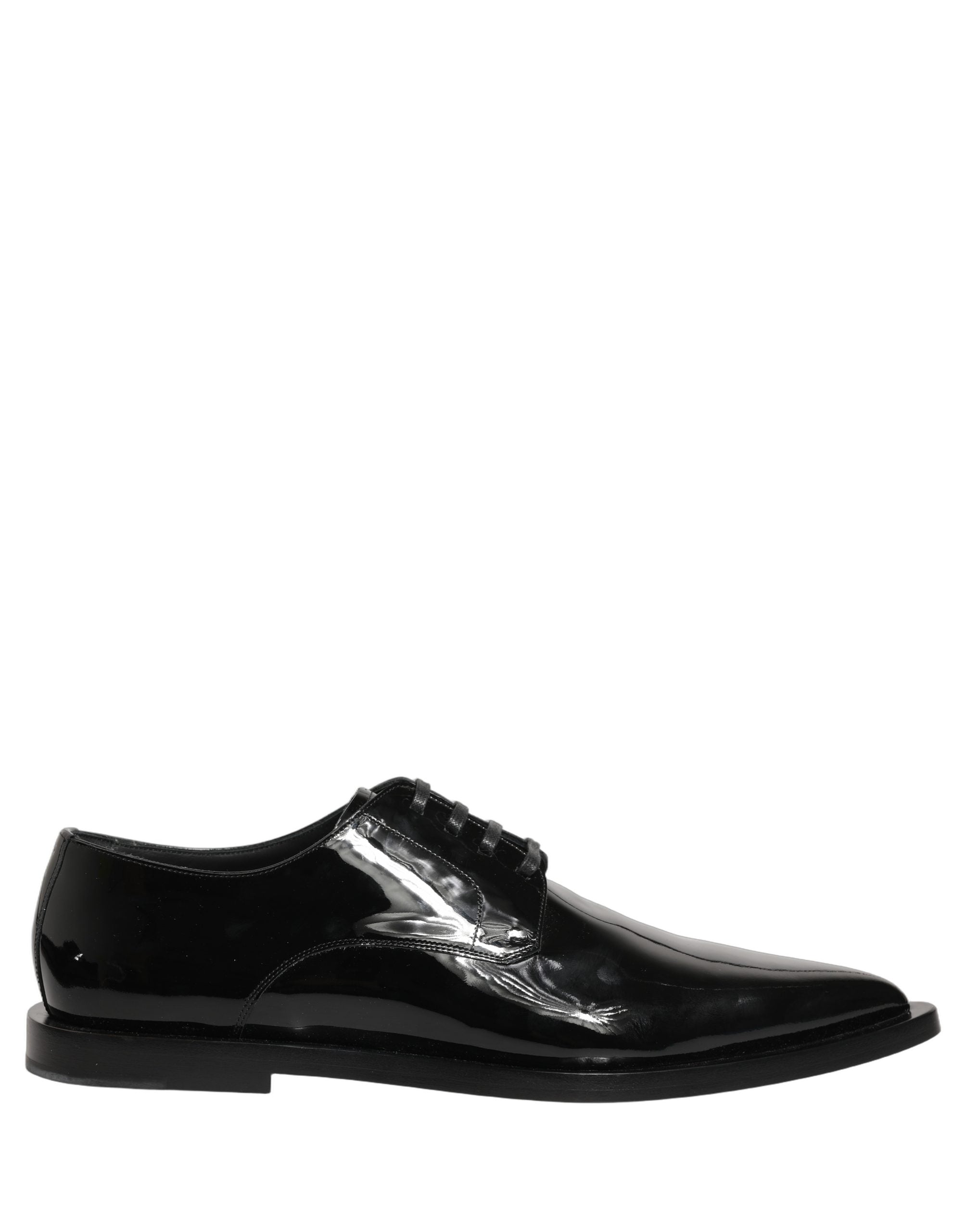 Dolce & Gabbana Schwarze Leder Herren Derby Business-Schuhe