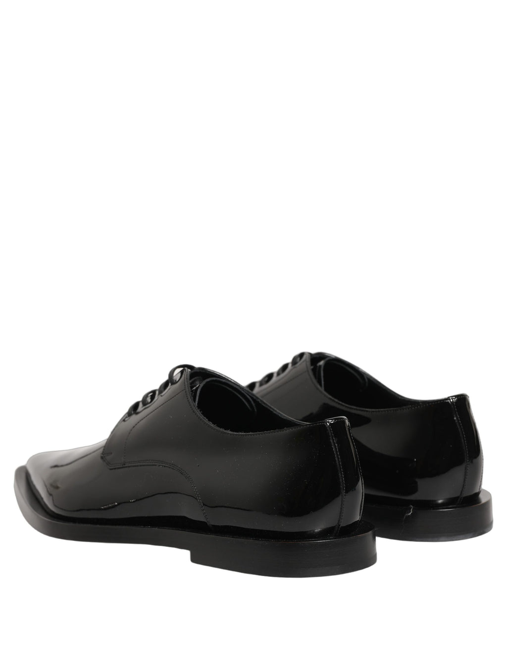Dolce & Gabbana Schwarze Leder Herren Derby Business-Schuhe
