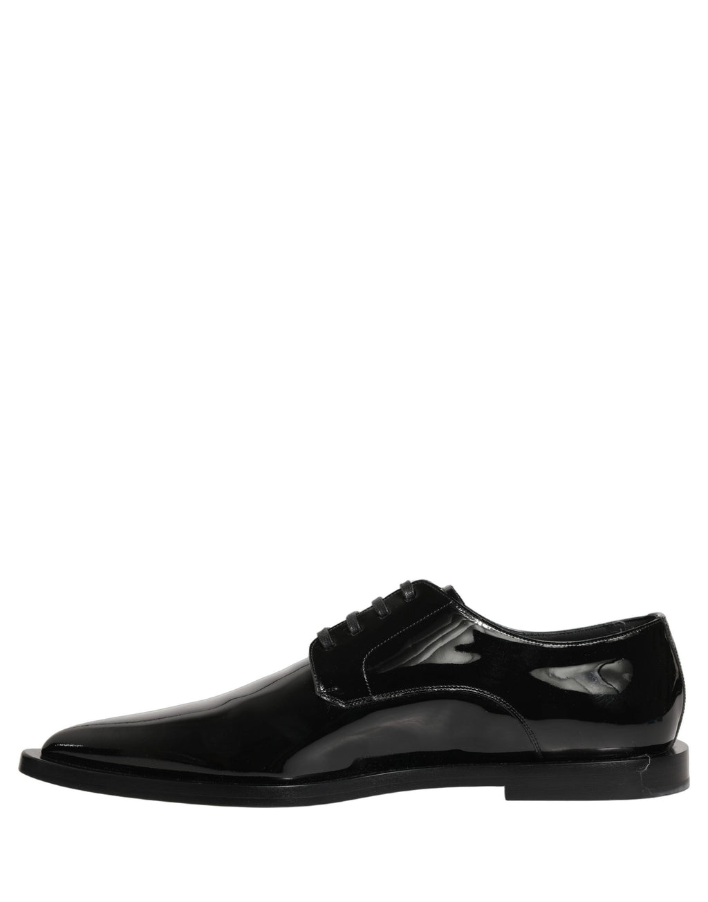 Dolce & Gabbana Schwarze Leder Herren Derby Business-Schuhe
