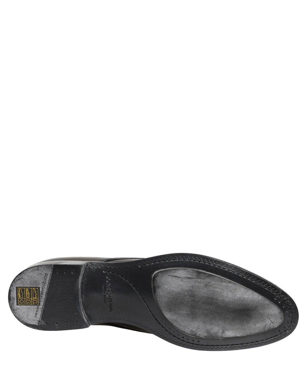 Dolce & Gabbana Schwarze Leder Schnür-Derbys für Herren