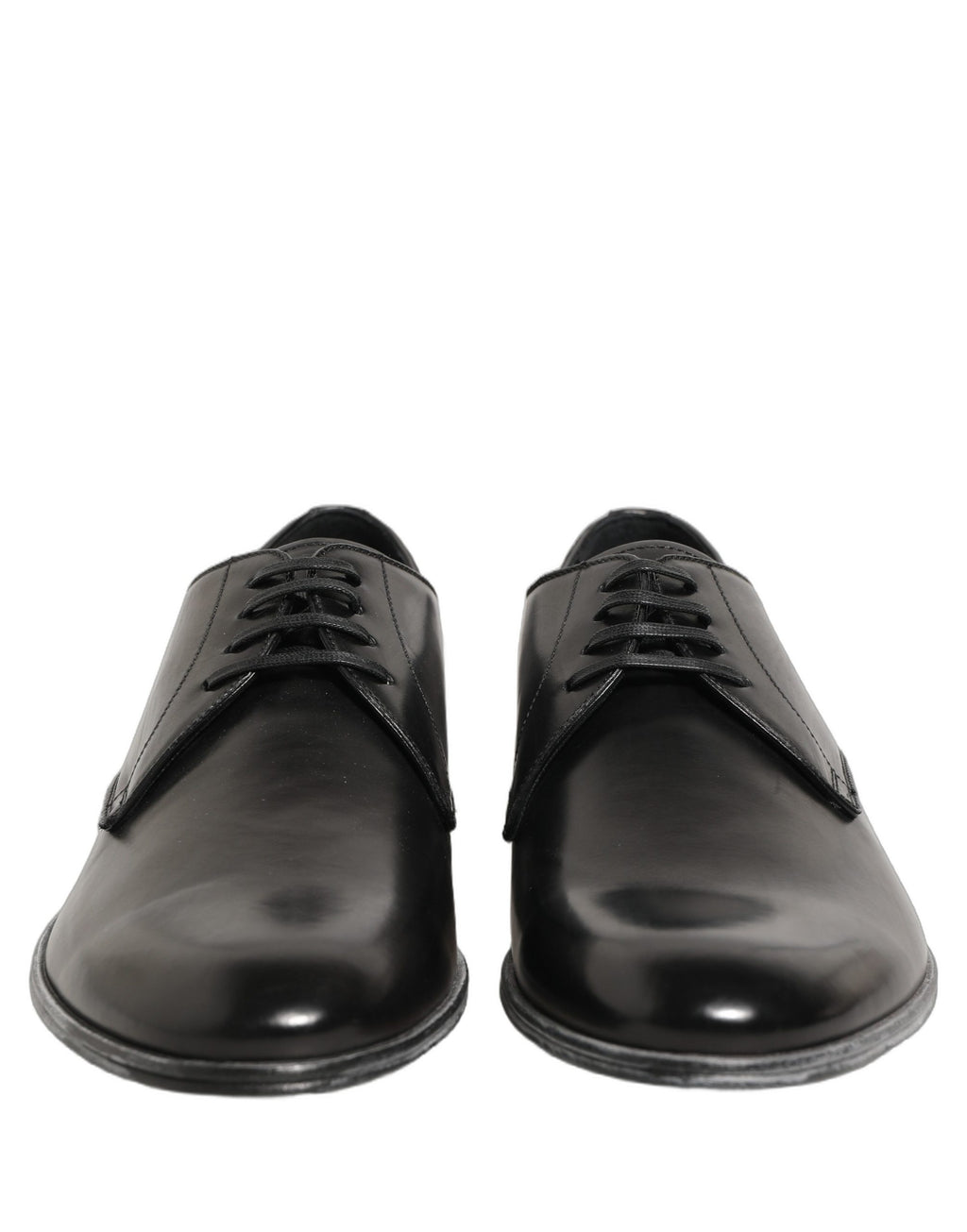 Dolce & Gabbana Schwarze Leder Schnür-Derbys für Herren