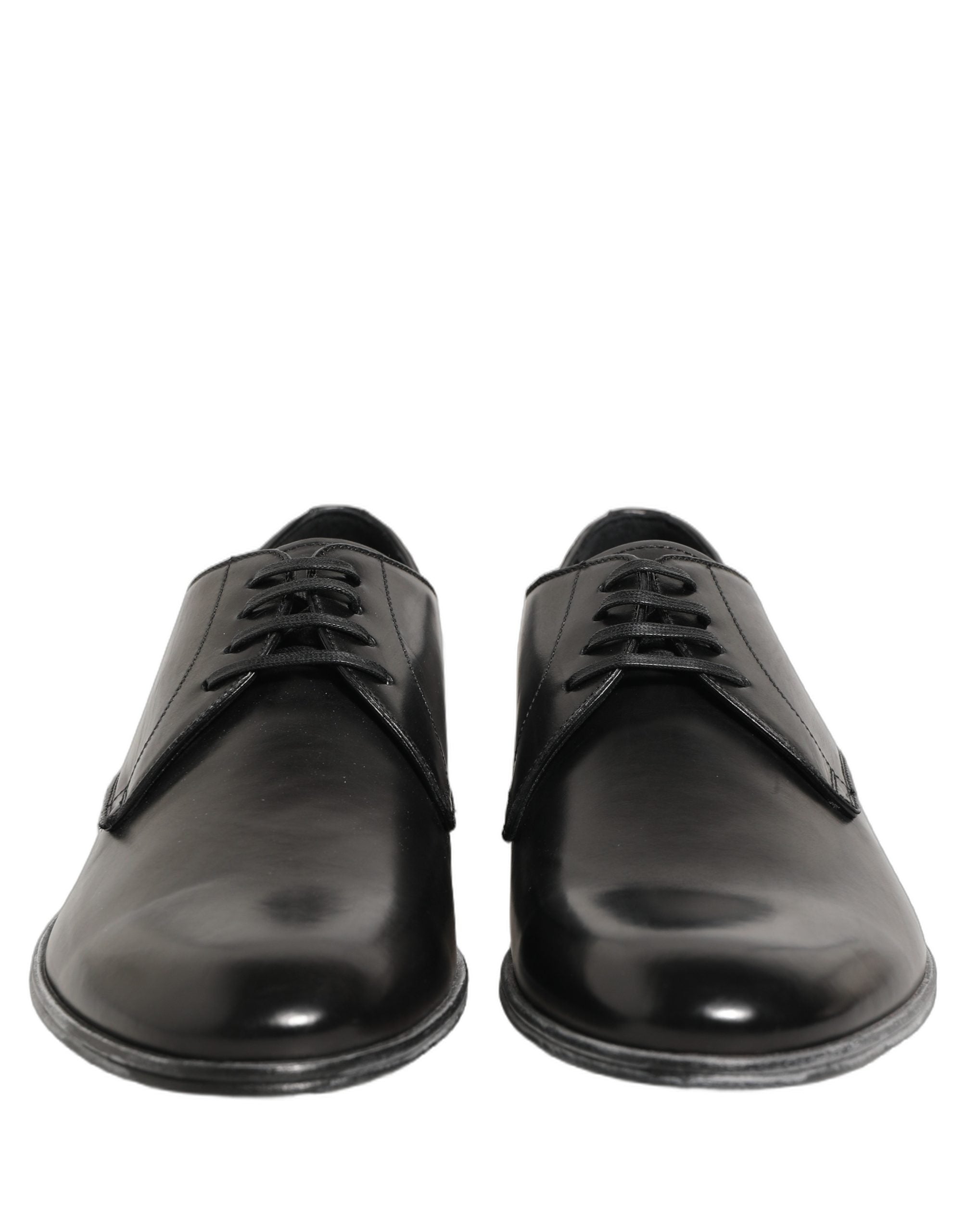 Dolce & Gabbana Schwarze Leder Schnür-Derbys für Herren