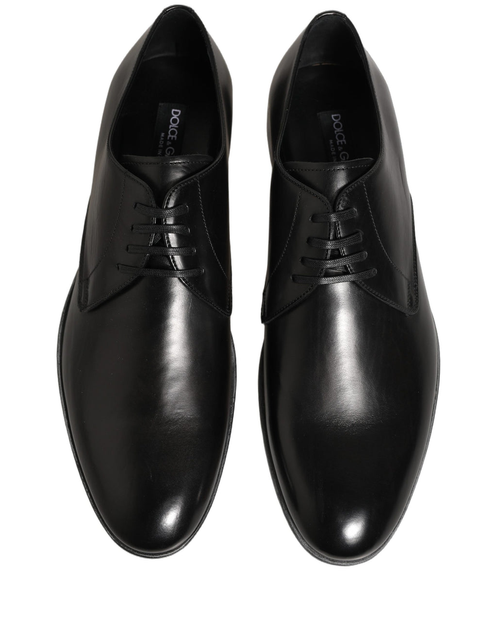 Dolce & Gabbana Schwarze Leder Schnür-Derbys für Herren