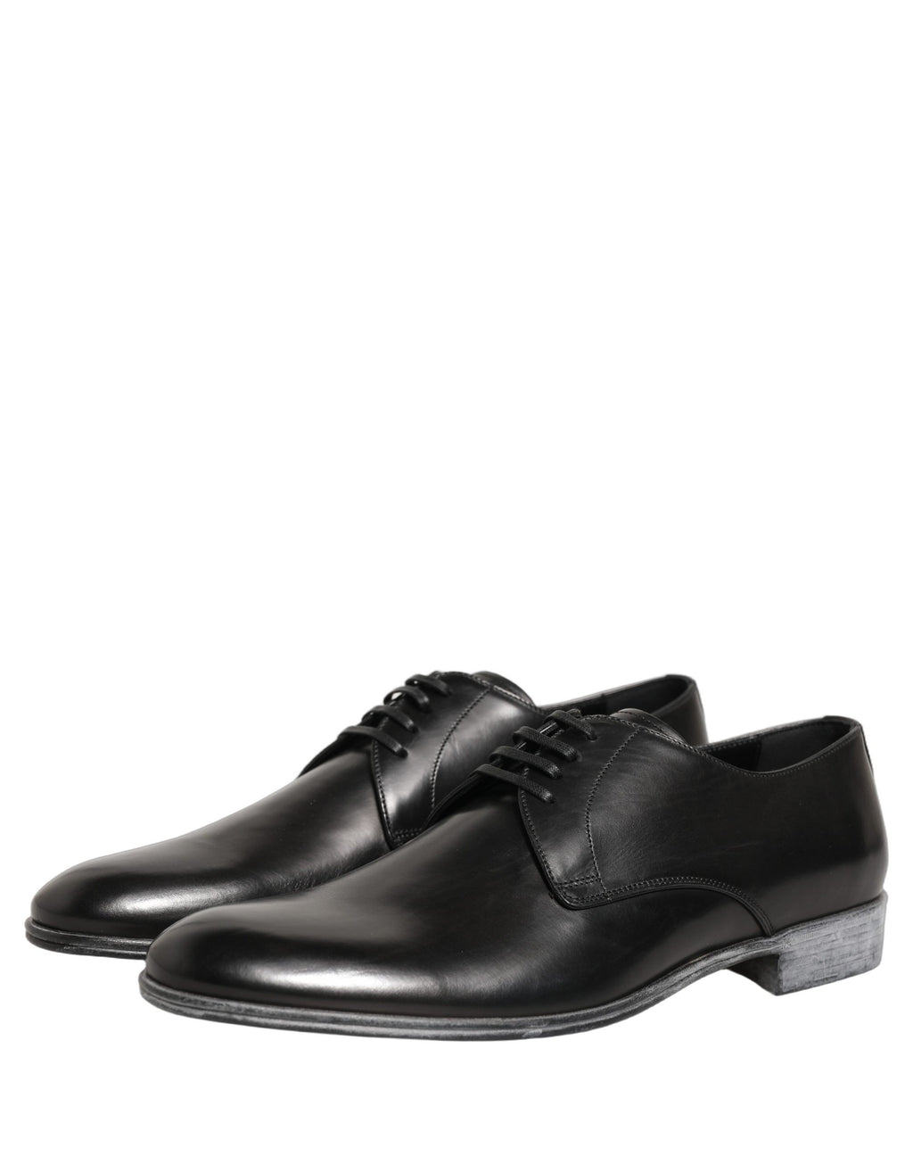 Dolce & Gabbana Schwarze Leder Schnür-Derbys für Herren