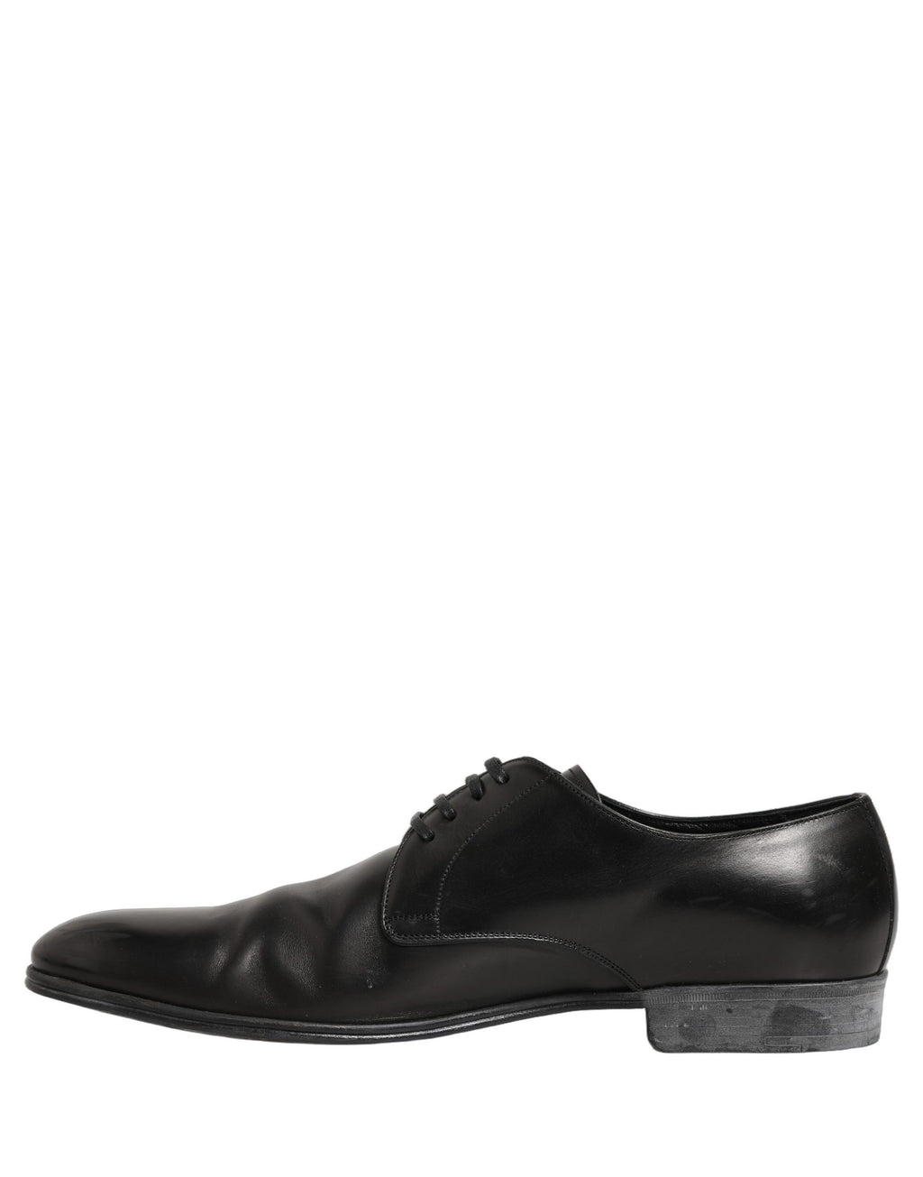 Dolce & Gabbana Schwarze Leder Schnür-Derbys