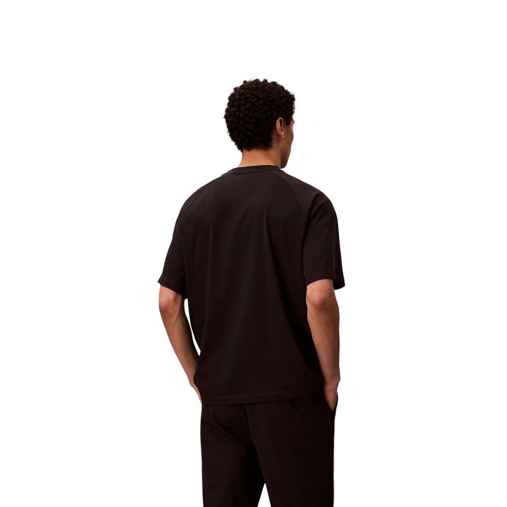 Calvin Klein Sport Schwarzes Baumwoll-T-Shirt