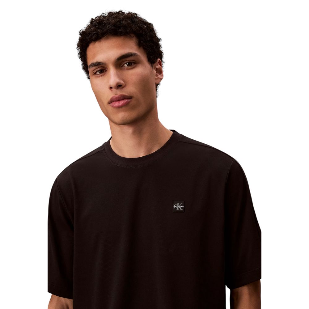 Calvin Klein Sport Schwarzes Baumwoll-T-Shirt