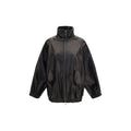 Brunello Cucinelli Schwarze Lederjacke