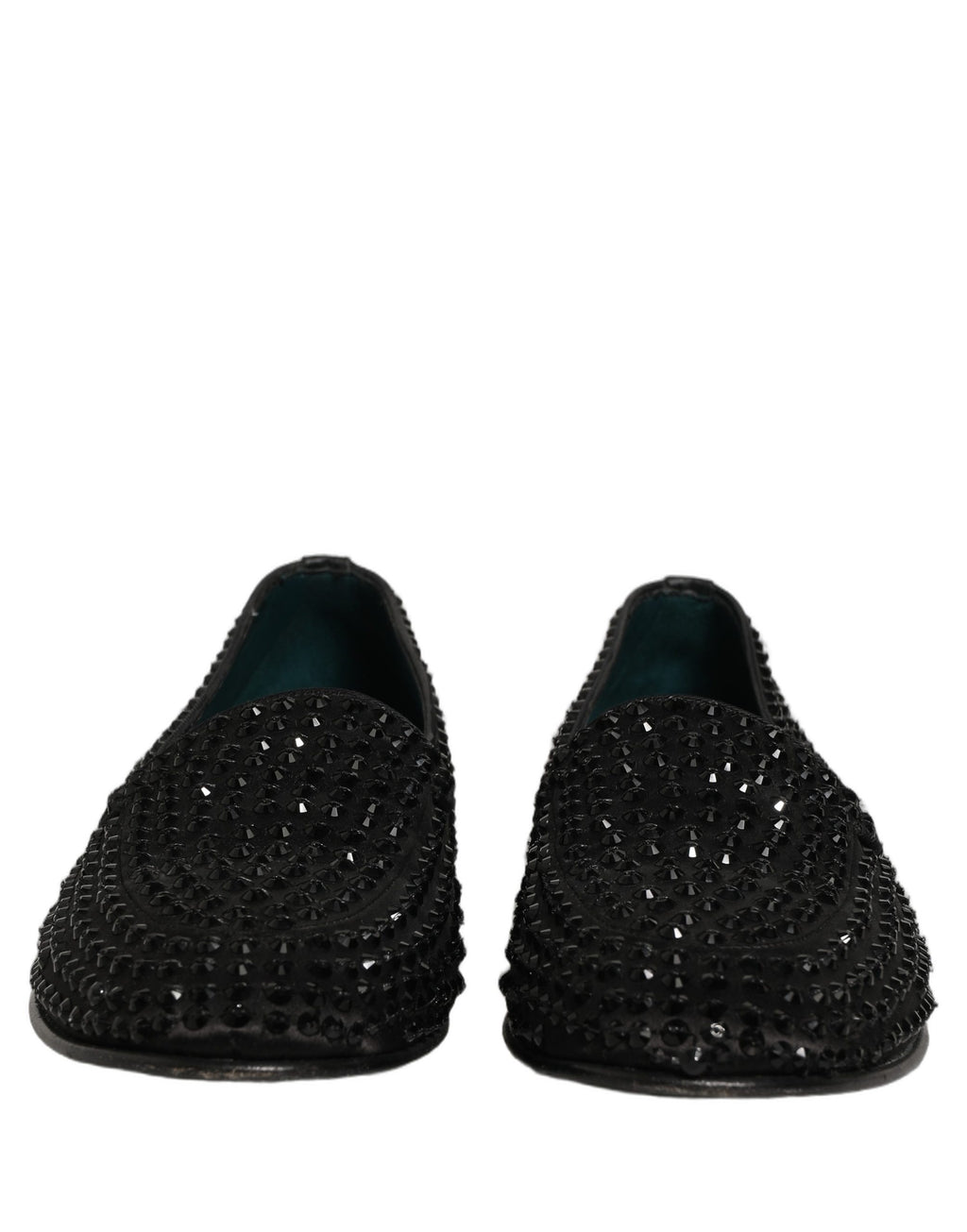 Dolce & Gabbana Schwarze Loafer mit Strassbesatz