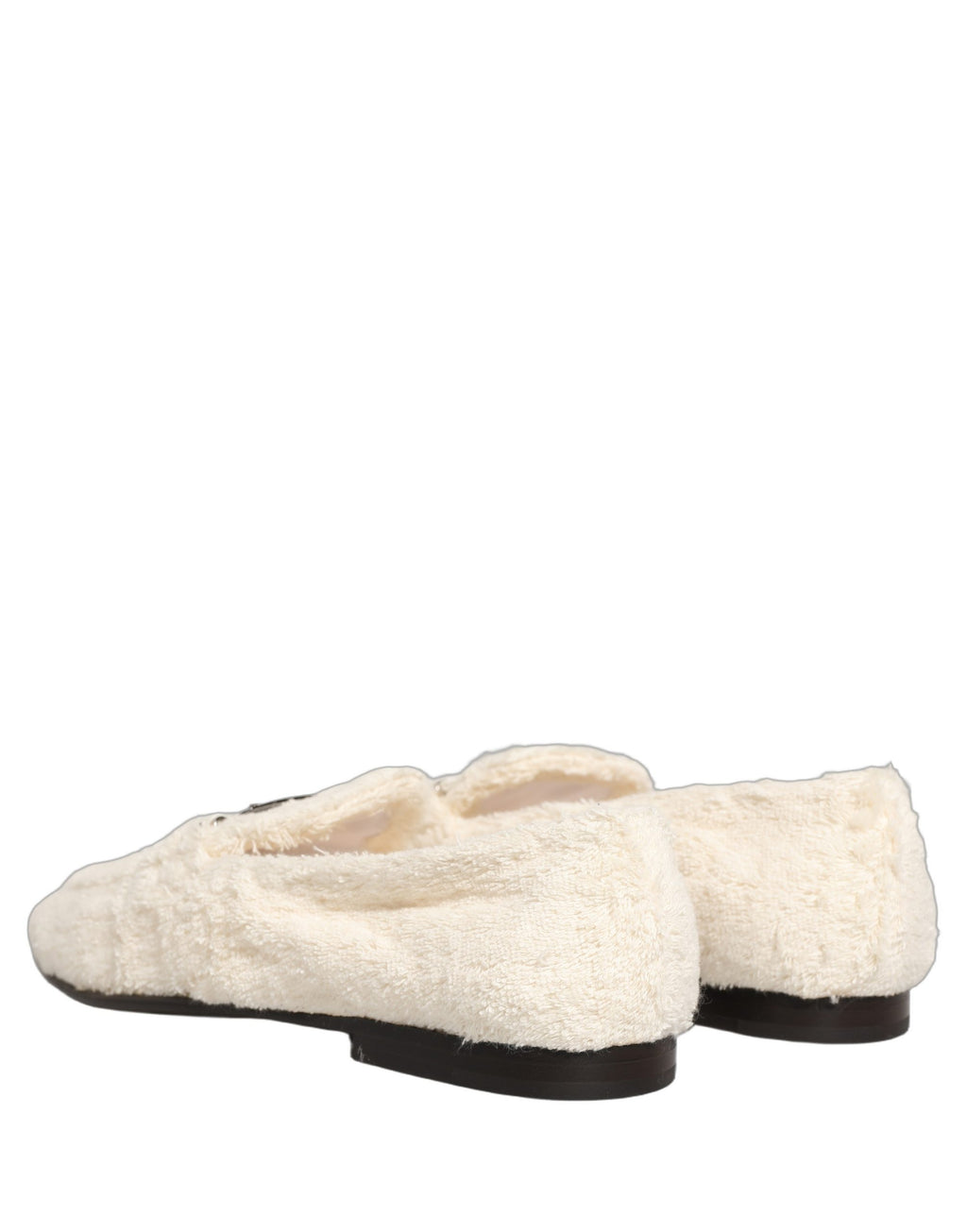 Dolce & Gabbana Weiße Lammfell-Loafer für Herren