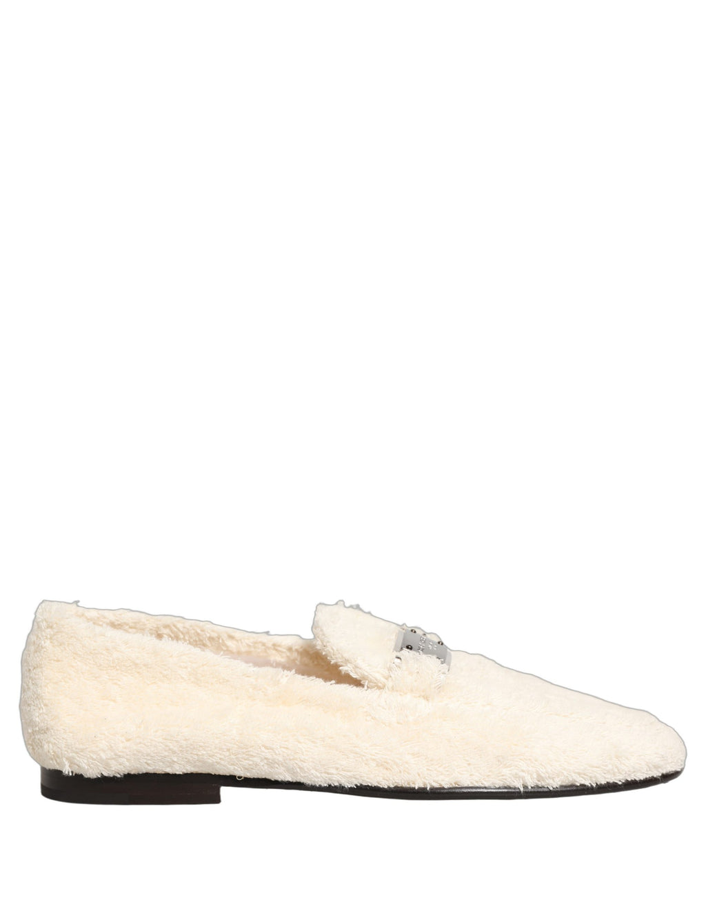 Dolce & Gabbana Weiße Lammfell-Loafer für Herren