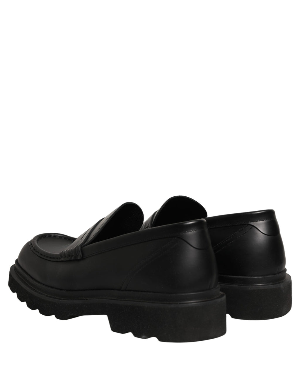 Dolce & Gabbana Schwarze Herren-Loafer aus Kalbsleder