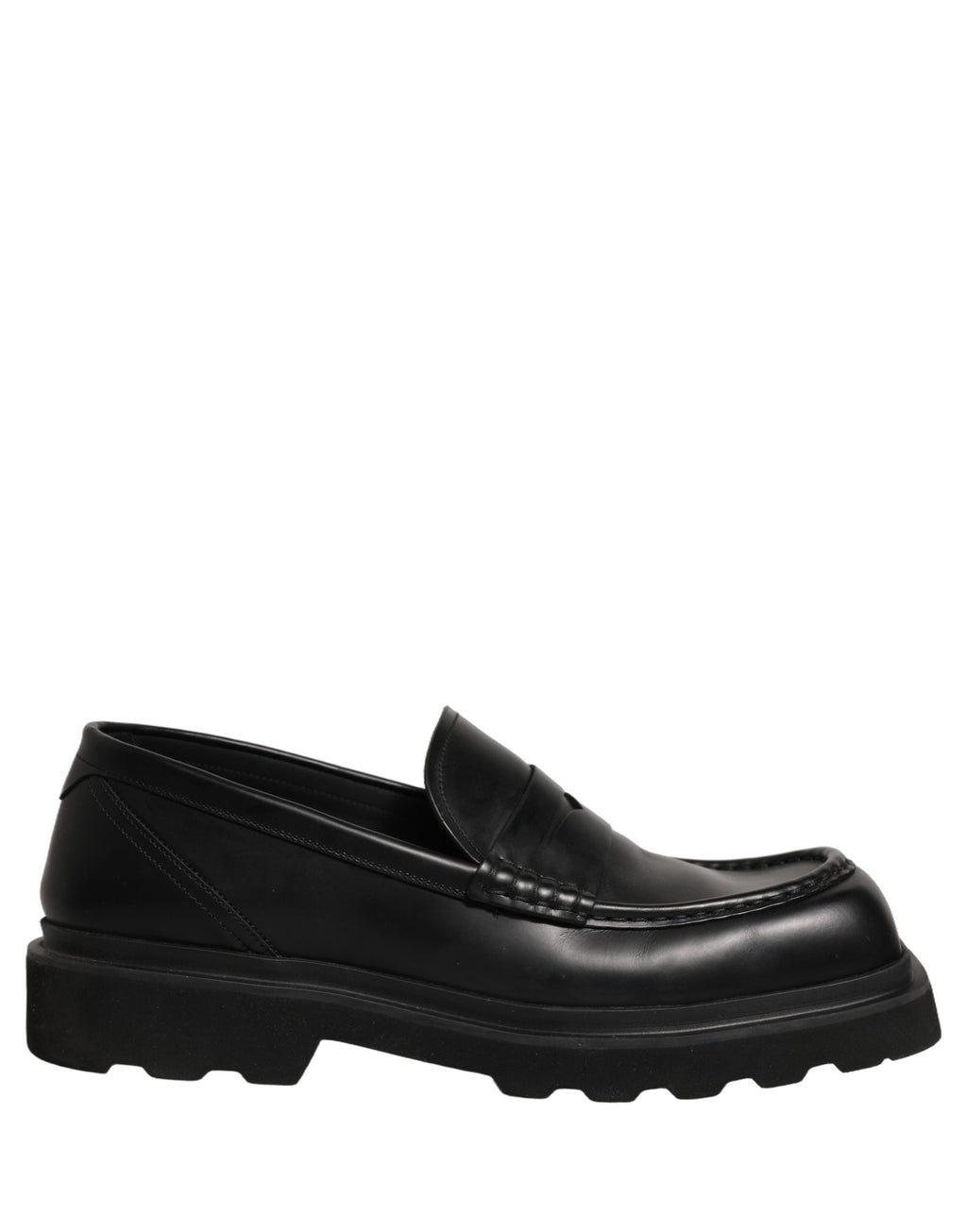 Dolce & Gabbana Schwarze Herren-Loafer aus Kalbsleder