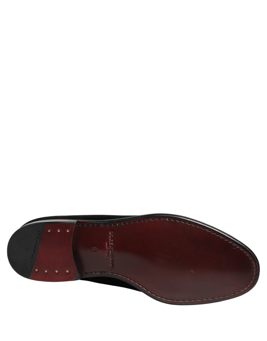 Dolce & Gabbana Schwarzer Samt Loafers Formal Männer Kleid Schuhe