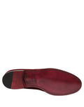 Dolce & Gabbana Burgundfarbene Samt-Slipper für Herren