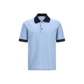 Ferragamo Blaues Baumwoll-Polohemd