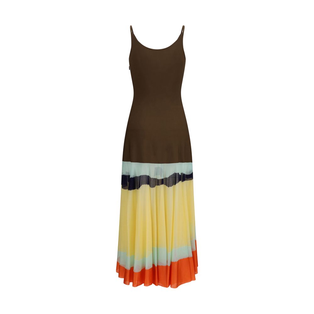 Fendi Mehrfarbiges Freizeitkleid aus Viskose