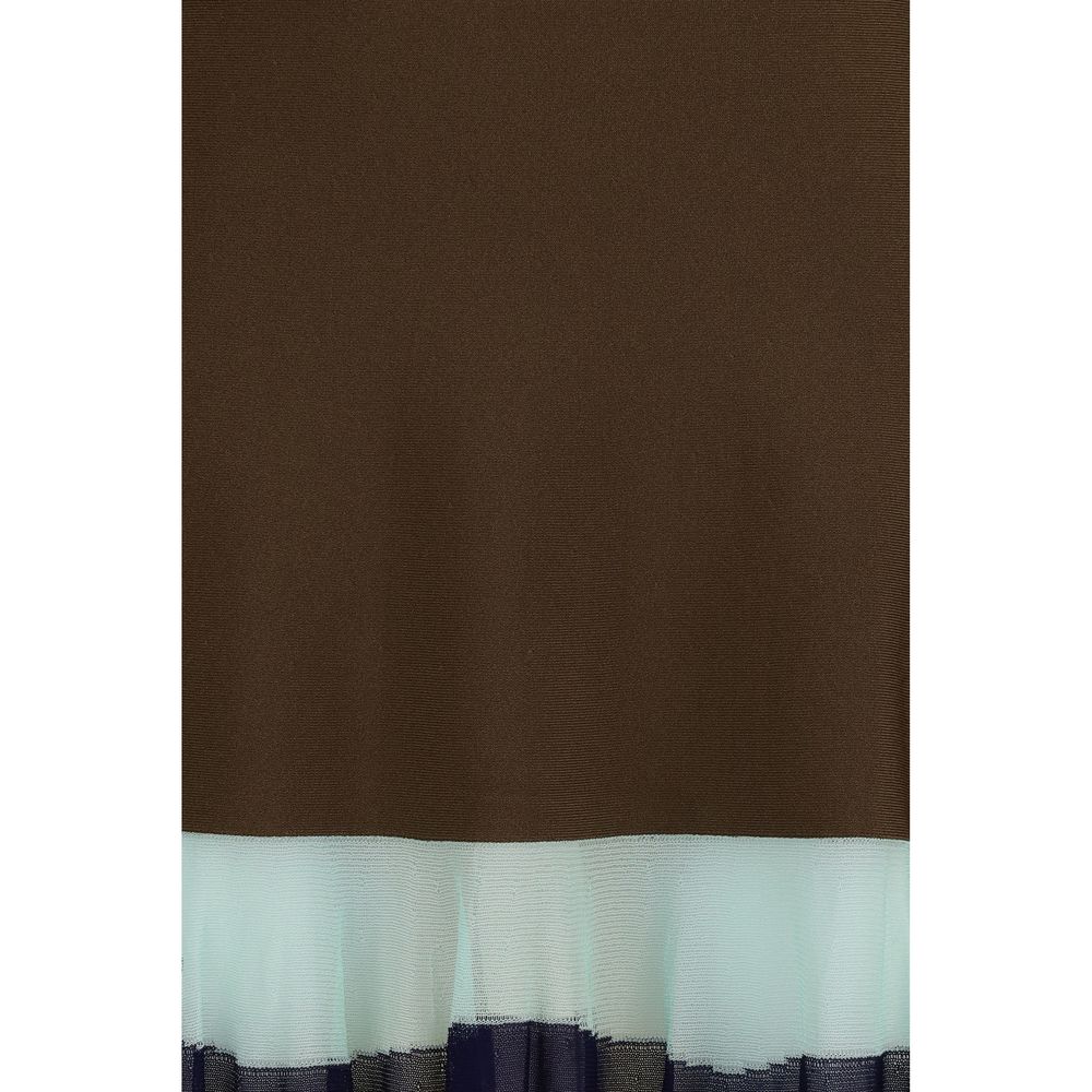 Fendi Mehrfarbiges Freizeitkleid aus Viskose