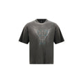 Represent Graues Baumwoll-T-Shirt