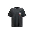 Represent Graues Baumwoll-T-Shirt