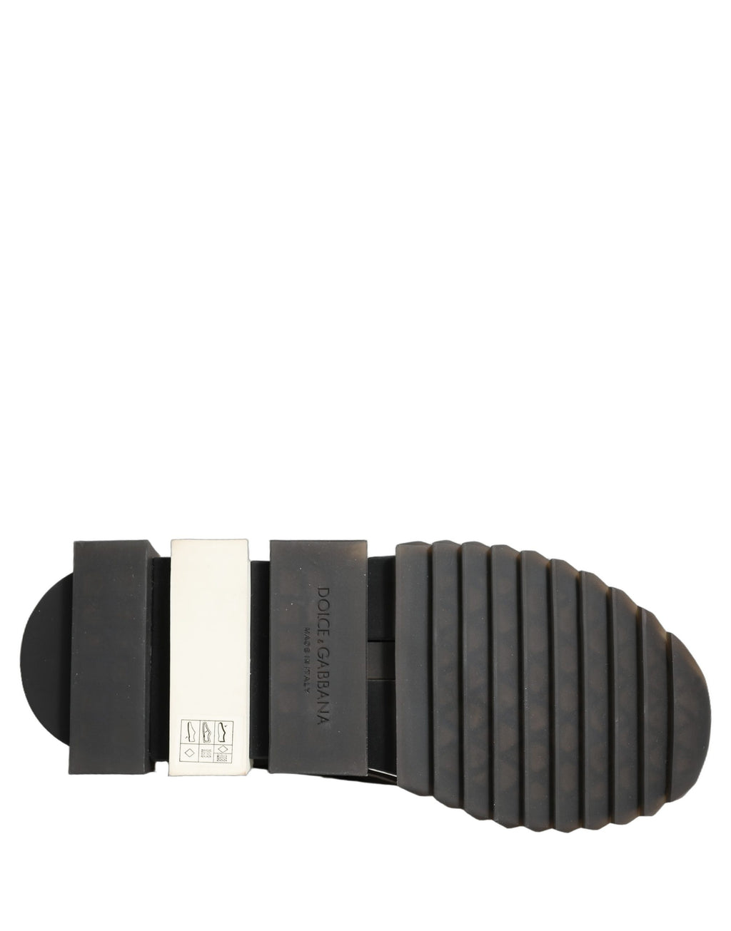 Dolce & Gabbana Schwarze und Weiße Sorrento Slip-On Logo Sneaker Schuhe