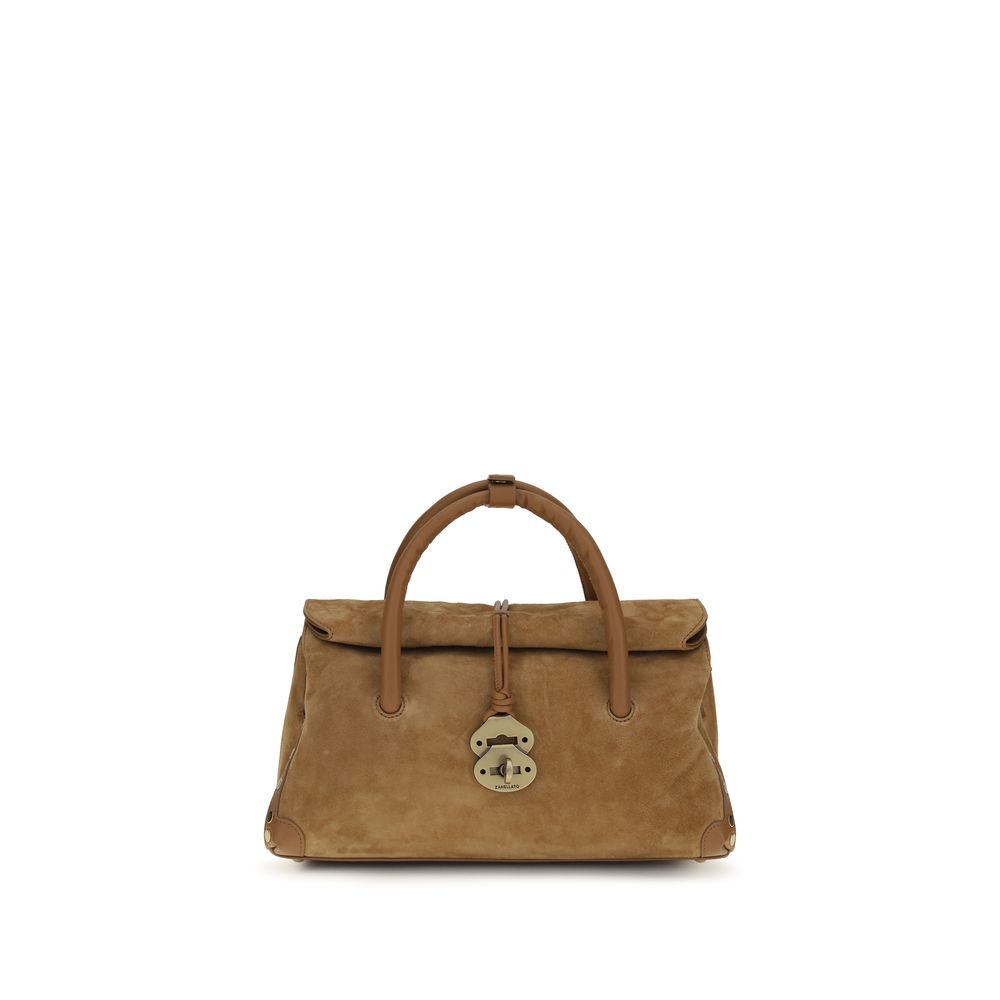 Zanellato Braune Kalbsleder Bos Taurus Schultertasche