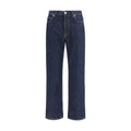 Fendi Blaue Jeans aus Baumwolle im geraden Schnitt