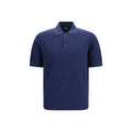Fendi Blaues Baumwoll-Polohemd