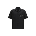 Represent Schwarzes Lyocell Hemd mit Muster