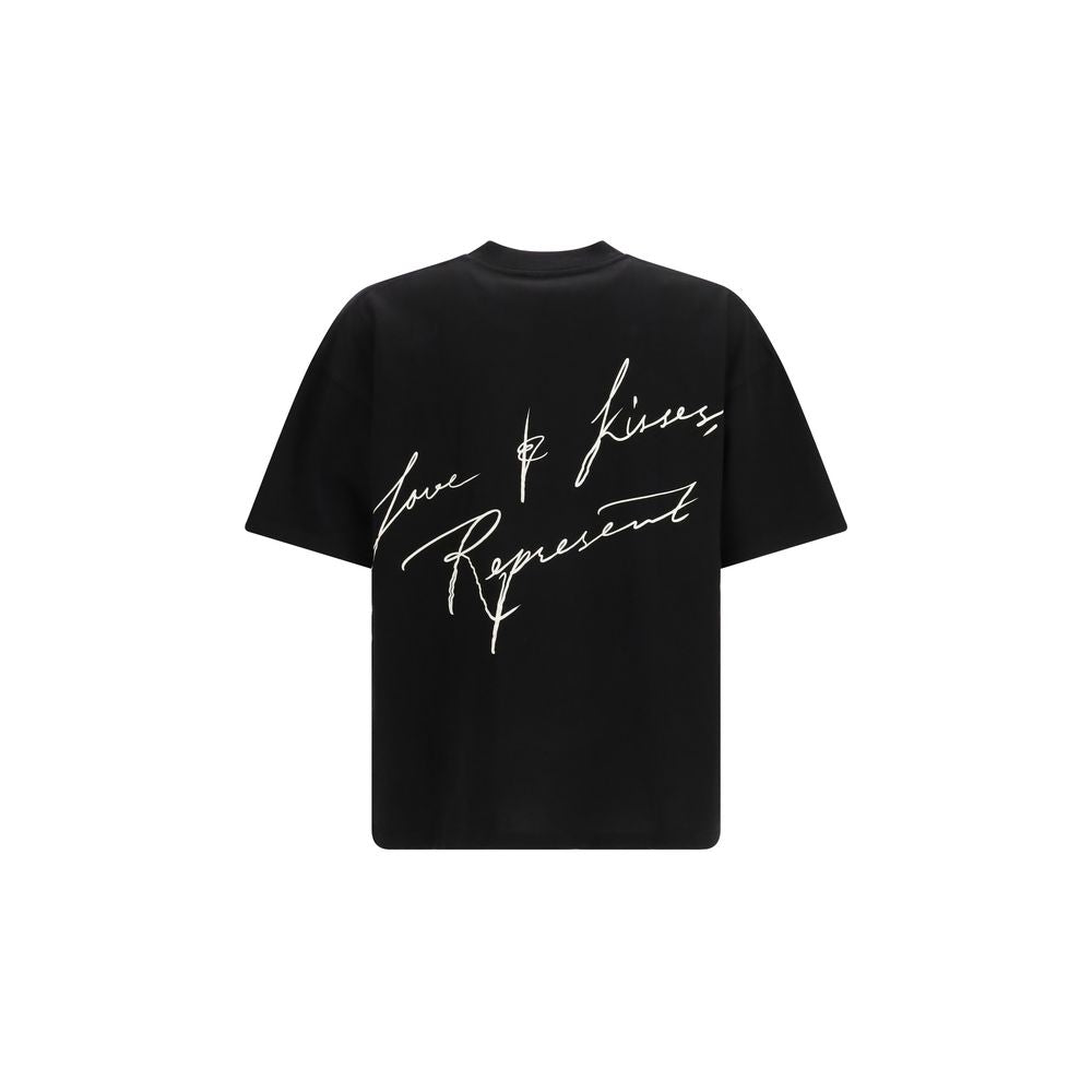 Represent Schwarzes Baumwoll-T-Shirt