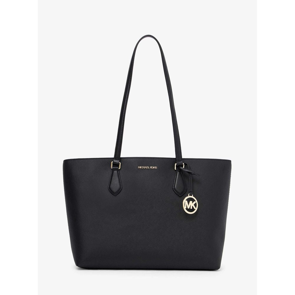 Michael Kors Schwarze Canvas Handtasche