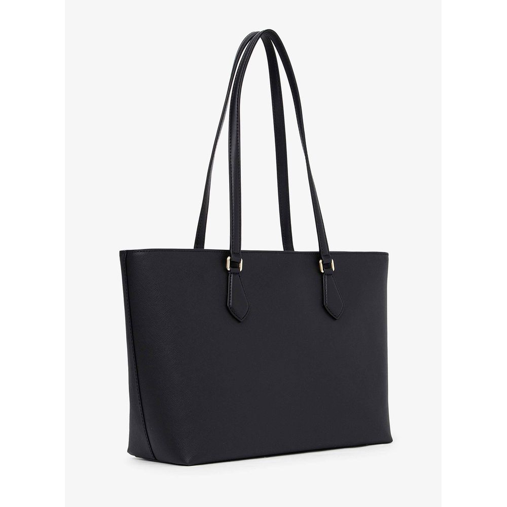Michael Kors Schwarze Canvas Handtasche