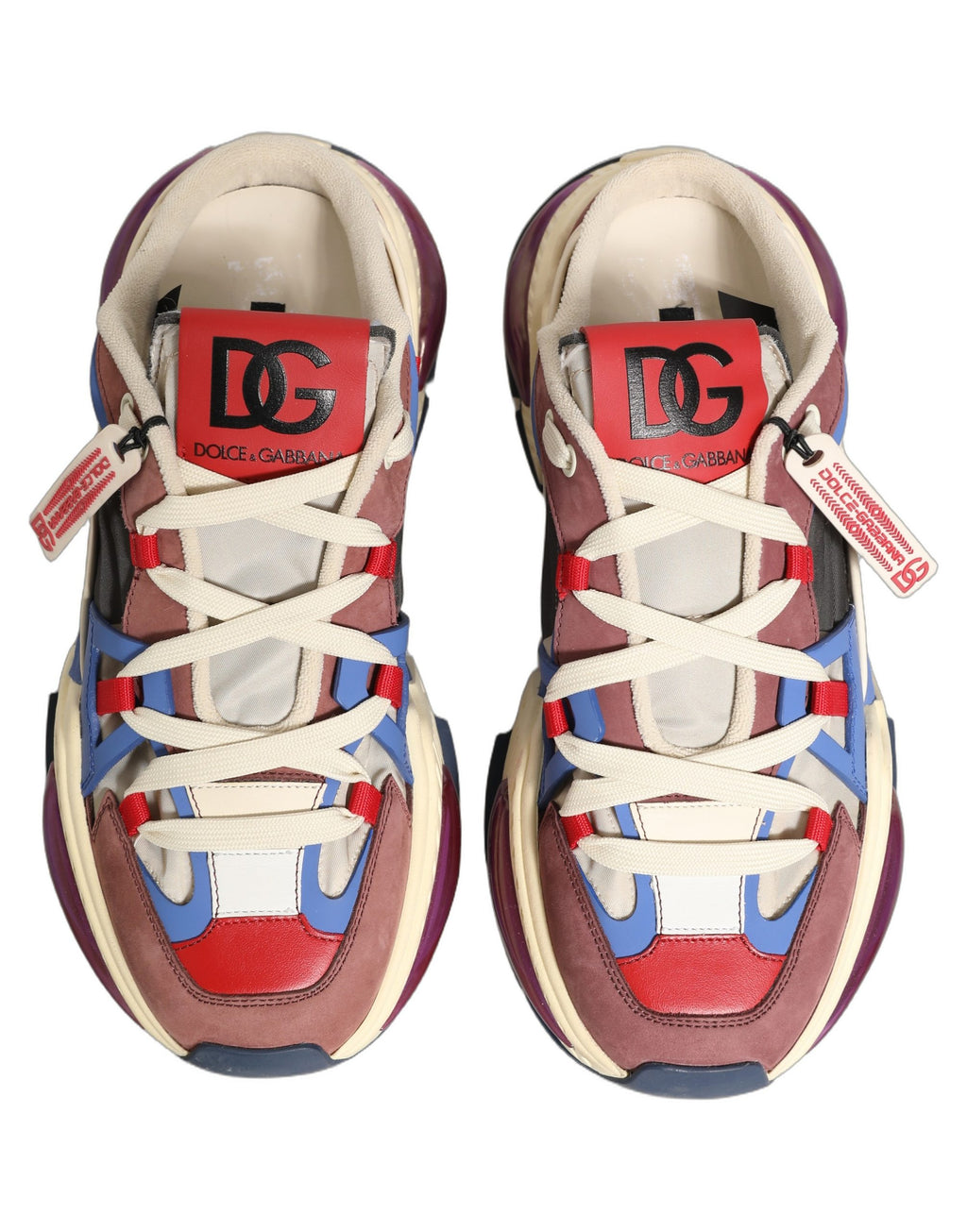 Dolce & Gabbana Multicolor Low Top Airmaster Sneaker Schuhe